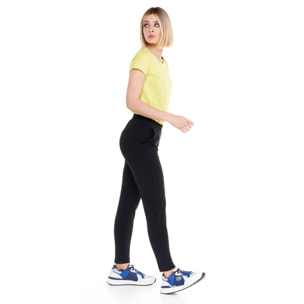 Pantalone dritto donna in felpa Training