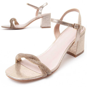 Sandalia Con Tacón Strassand22