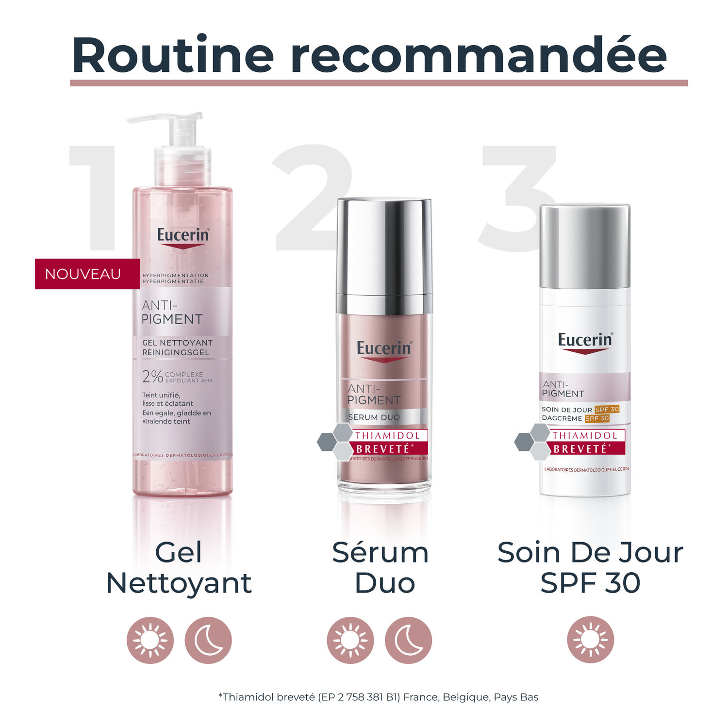 Anti-Pigment SPF30 - Crème de Jour Hydratante & Anti-Tâches - Tous Types de Peaux 50 ml
