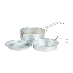 Set De Alumino Popote Scout Ferrino