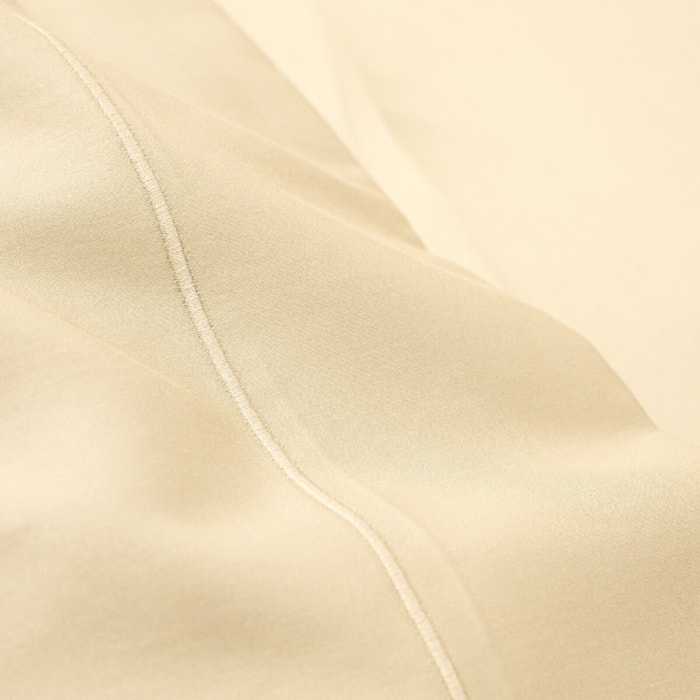 Drap plat percale de coton peigné "Julian" toutes dimensions Coton Pur