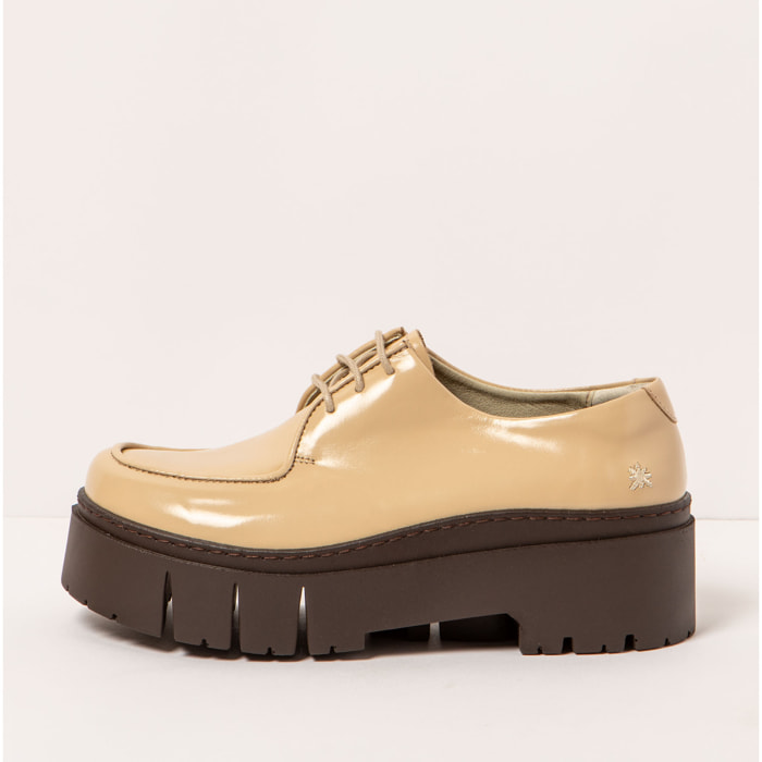 Zapatos 1764 NAPPA SHINNY CHAMPAGNE / LEEDS color Champagne
