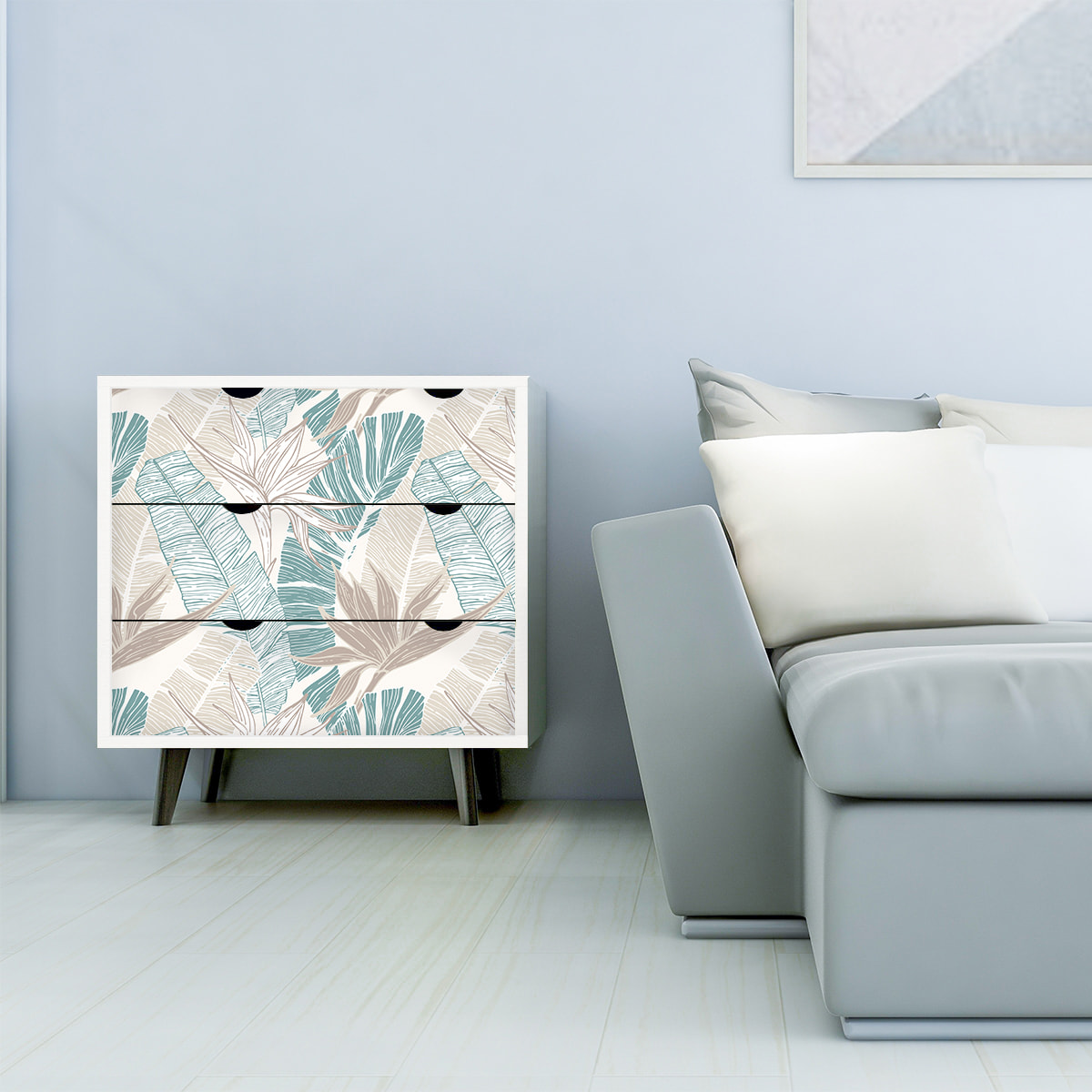 Sticker meuble tropical armenia 40 x 60 cm
