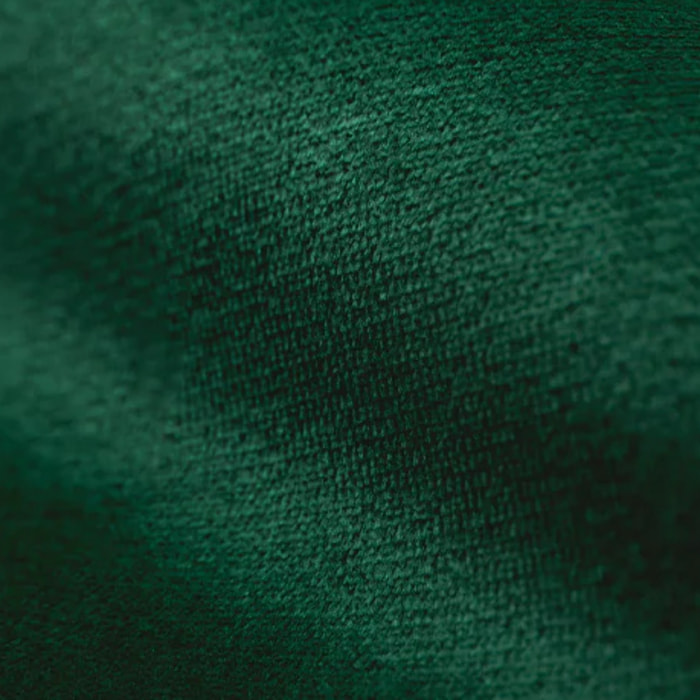 Lot de 2 chaises avec accoudoirs en velours vert foncé - Daisy