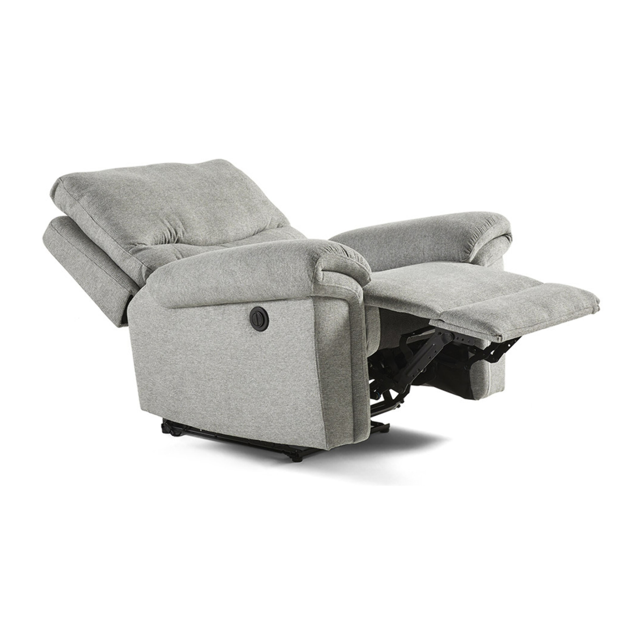Jasmin - fauteuil relax électrique - en tissu - Gris clair