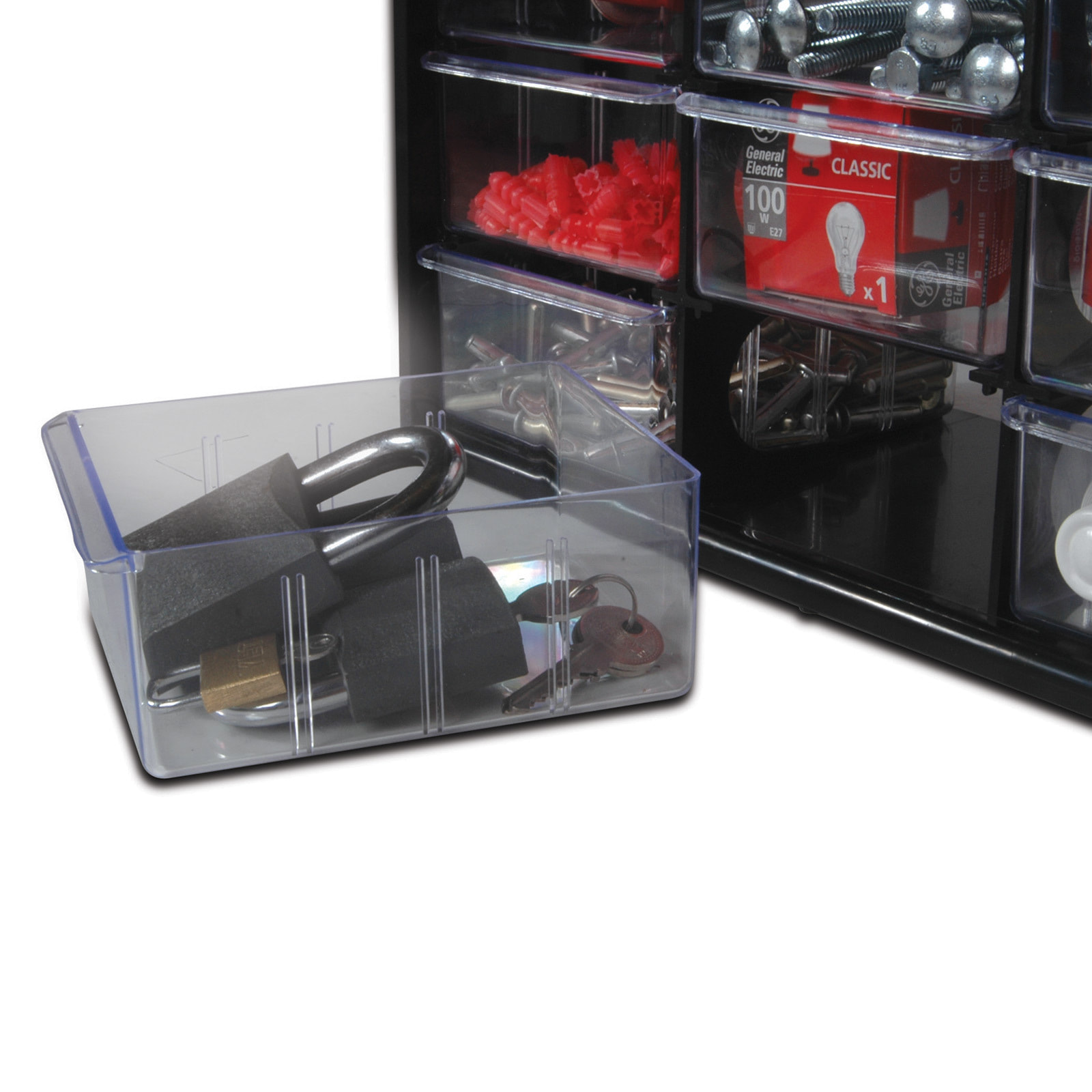 Boîte de rangement polyvalente avec 39 tiroirs
