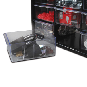 Boîte de rangement polyvalente avec 39 tiroirs