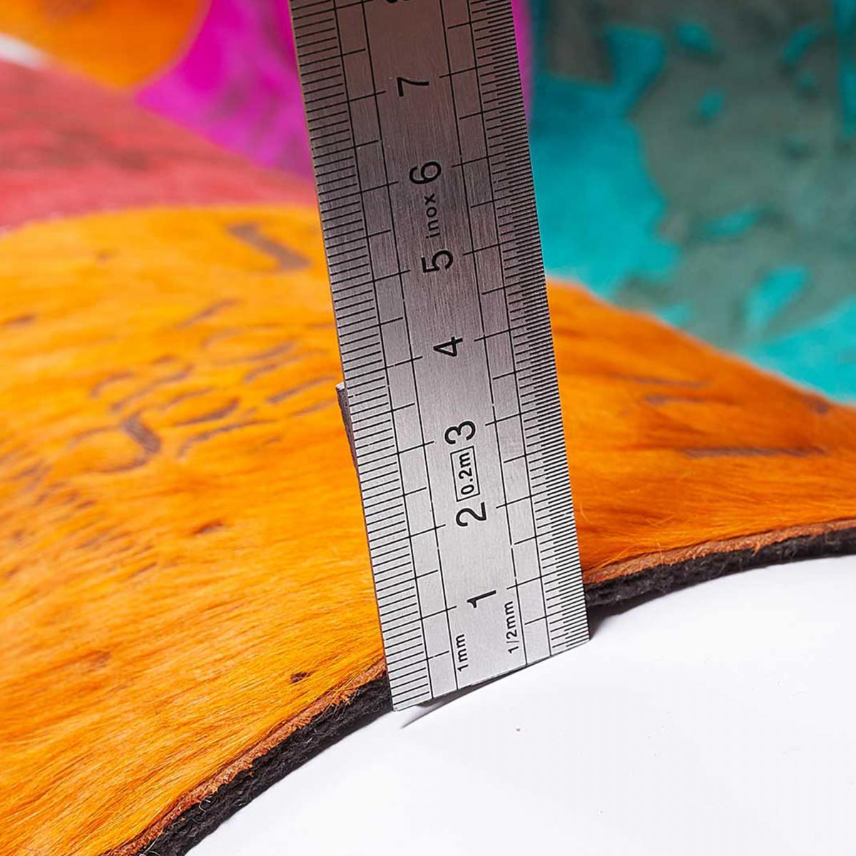 Tapis peau de vache kilim fait main PIDO