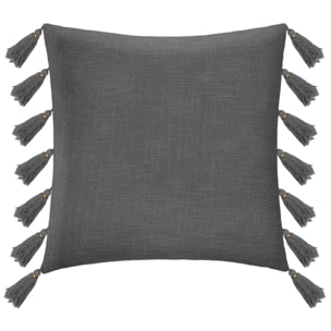 Coussin "Gyspy" en coton gris 50x50 cm