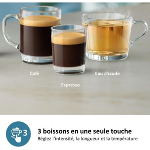 Expresso Broyeur PHILIPS EP2224/10 Gris Cachemire série 2200