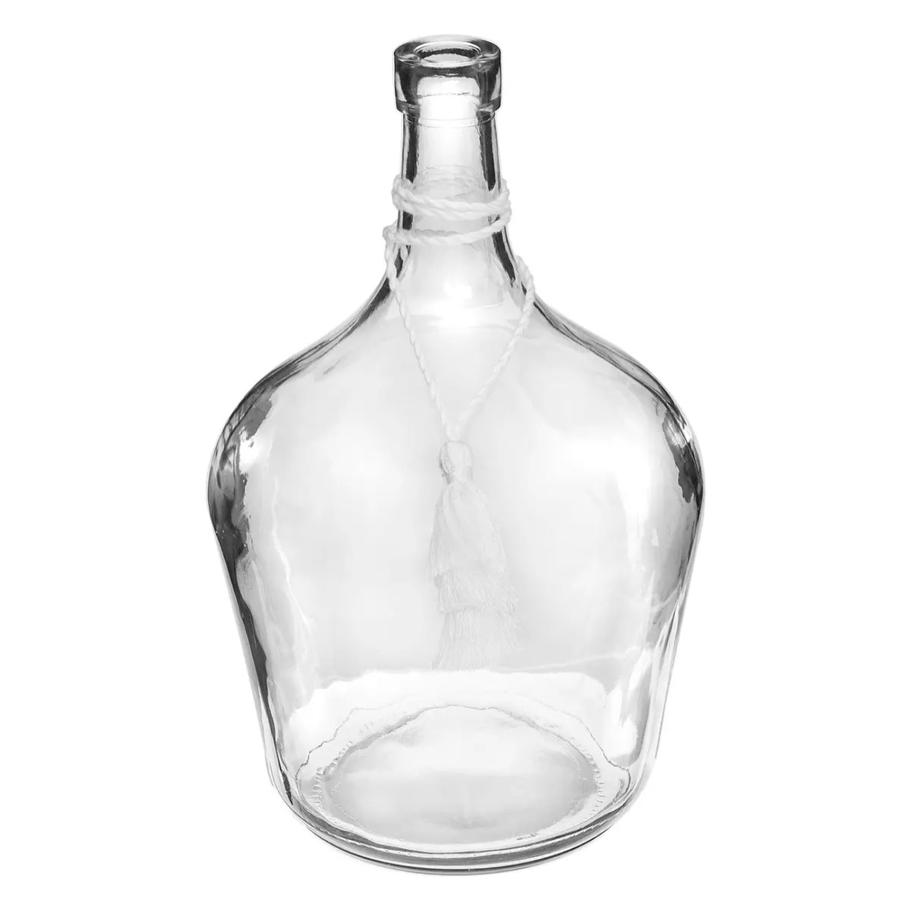 Vase Dame Jeanne "Poesie" - verre - H25 cm