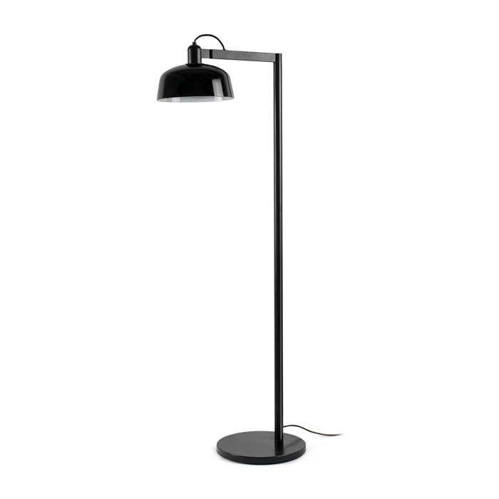 TATAWIN Lámpara pie cristal de salón negro
