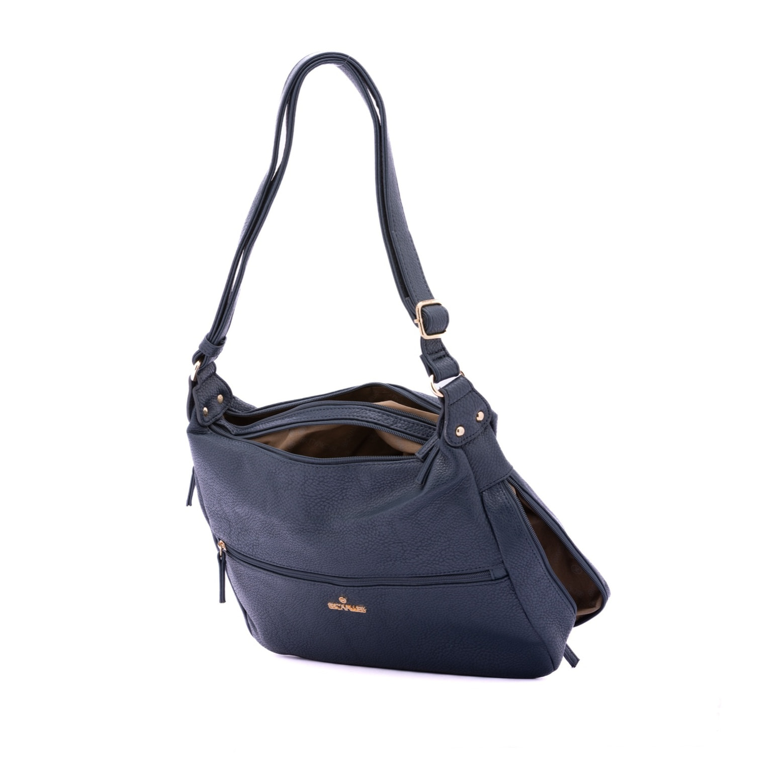 Borsa a spalla da donna - Modello False - Ecopelle - 35.0 x 26.0 x 11.0 cm