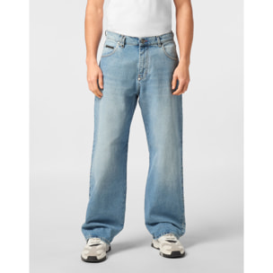 PHILIPP PLEIN Pantalones cortos vaqueros