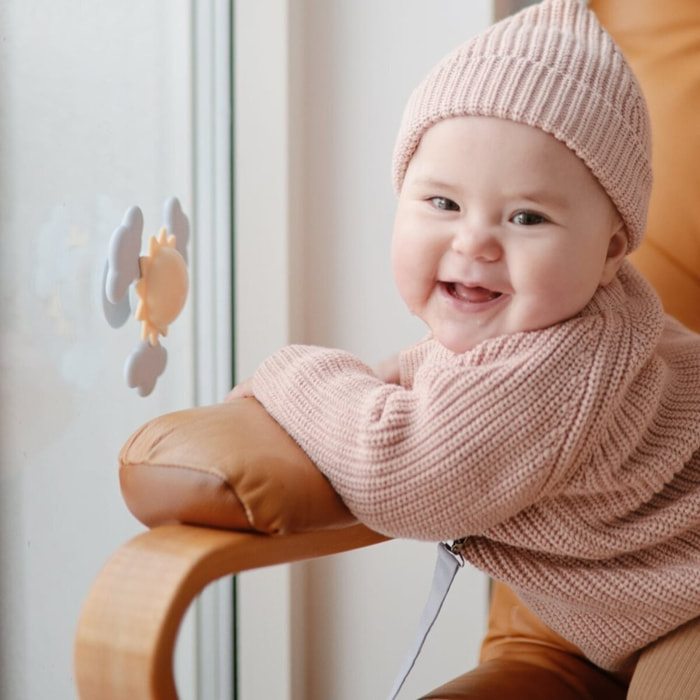 Mushie Spinner Con Ventosa Solid