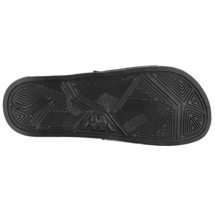 Kappa - Chanclas Hombre Mujer Negro - Logo Sarty