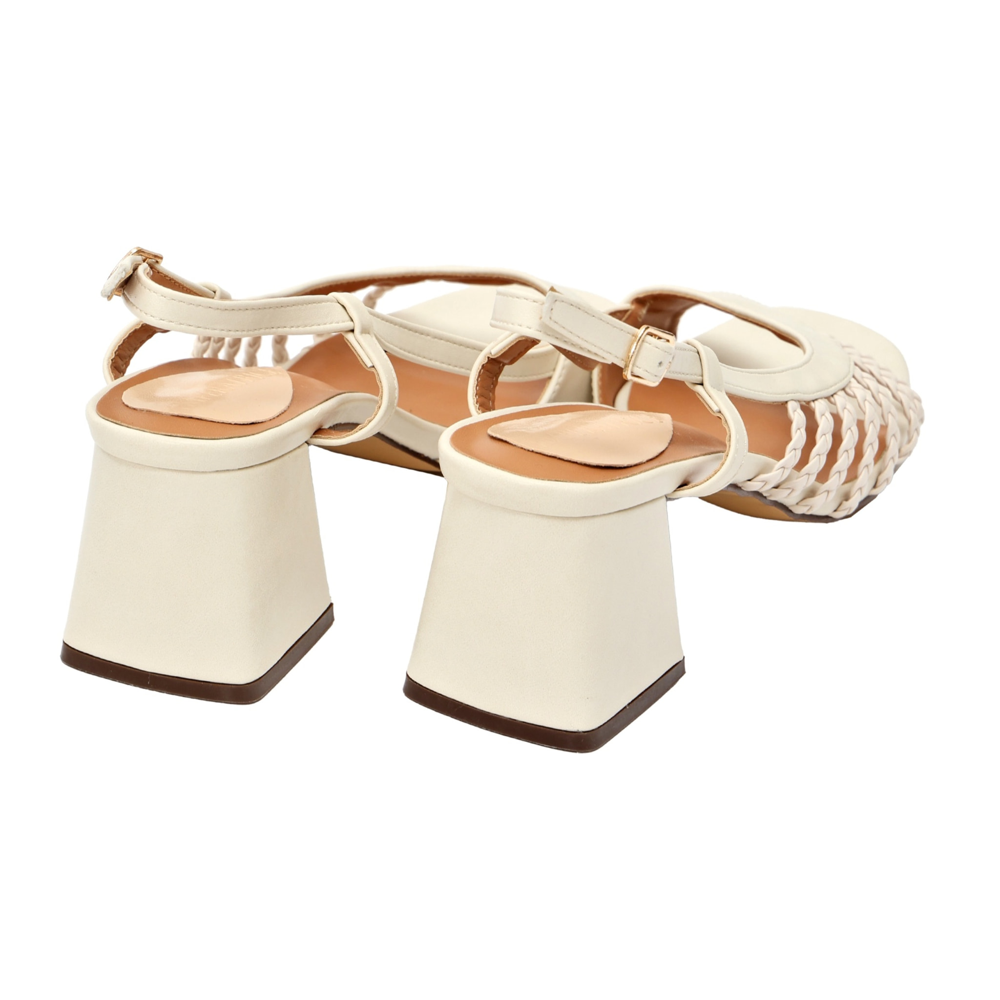 Sandali cinturino regolabile - tacco 7,5 cm