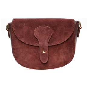Borsa a spalla Anna Luchini Bordeaux