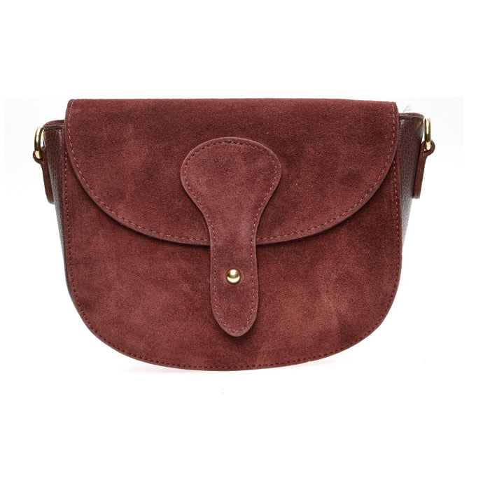 Borsa a spalla Anna Luchini Bordeaux
