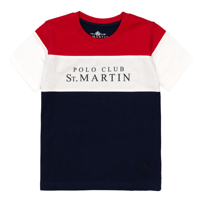 T-shirt maniche corte con stampa logo