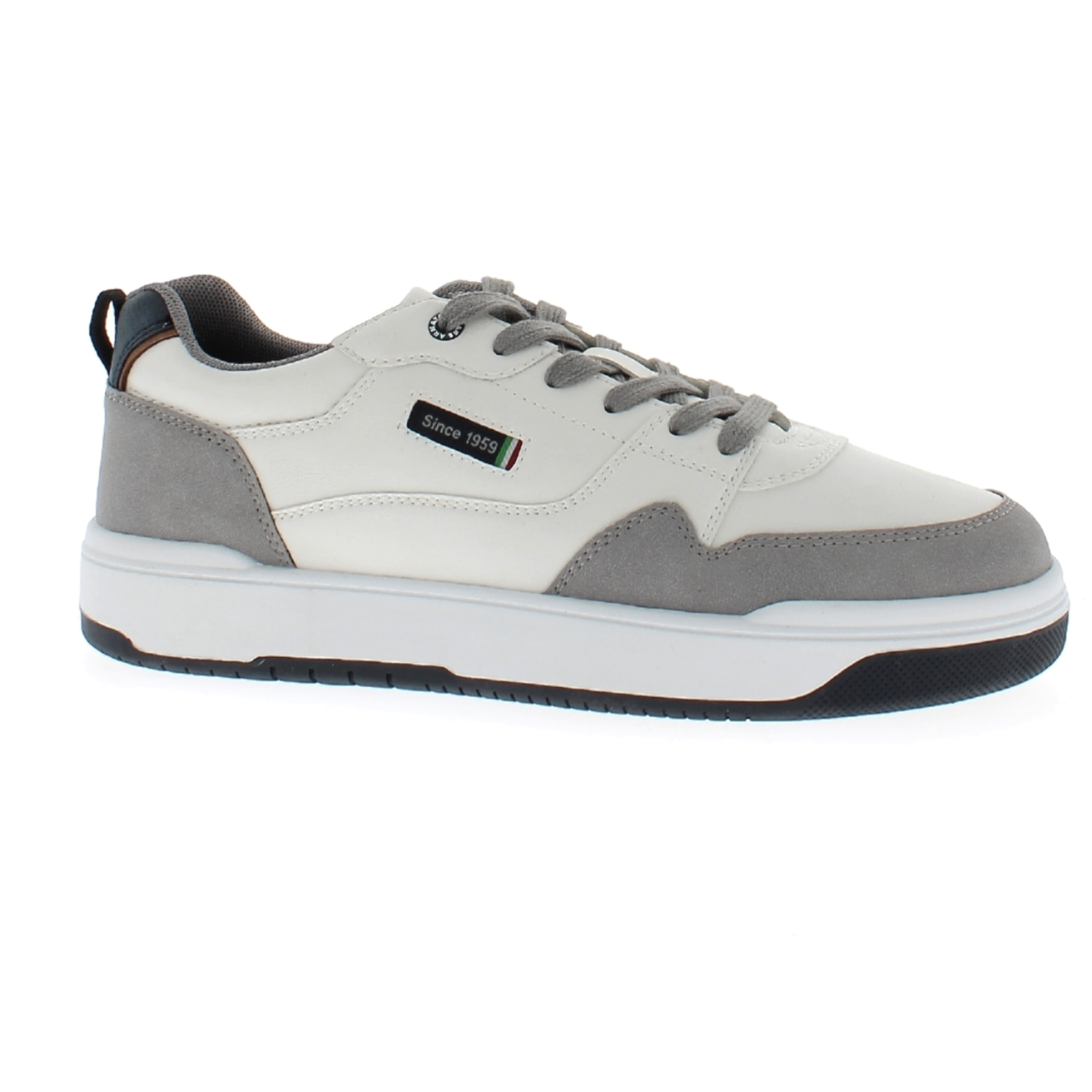 Armata di Mare Scarpe Uomo Sneakers Casual Stringate con Soletta Rimovibile in Memory Foam AMU W24D652 Grey Off White