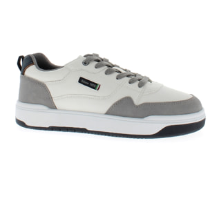 Armata di Mare Scarpe Uomo Sneakers Casual Stringate con Soletta Rimovibile in Memory Foam AMU W24D652 Grey Off White