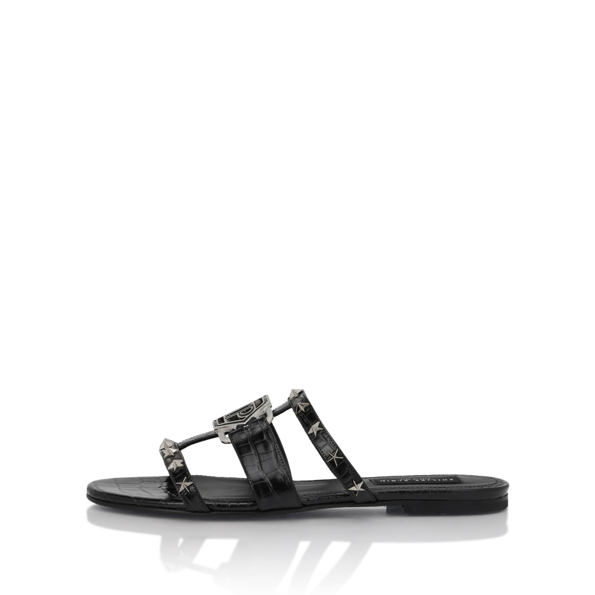 PHILIPP PLEIN Cocco Print Slides Stars Hexagon