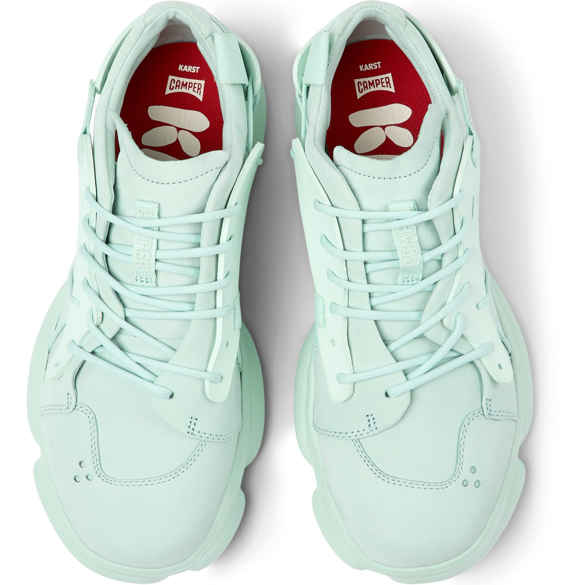 Zapatillas - CAMPER Karst - Azul - Cuero Nubuck