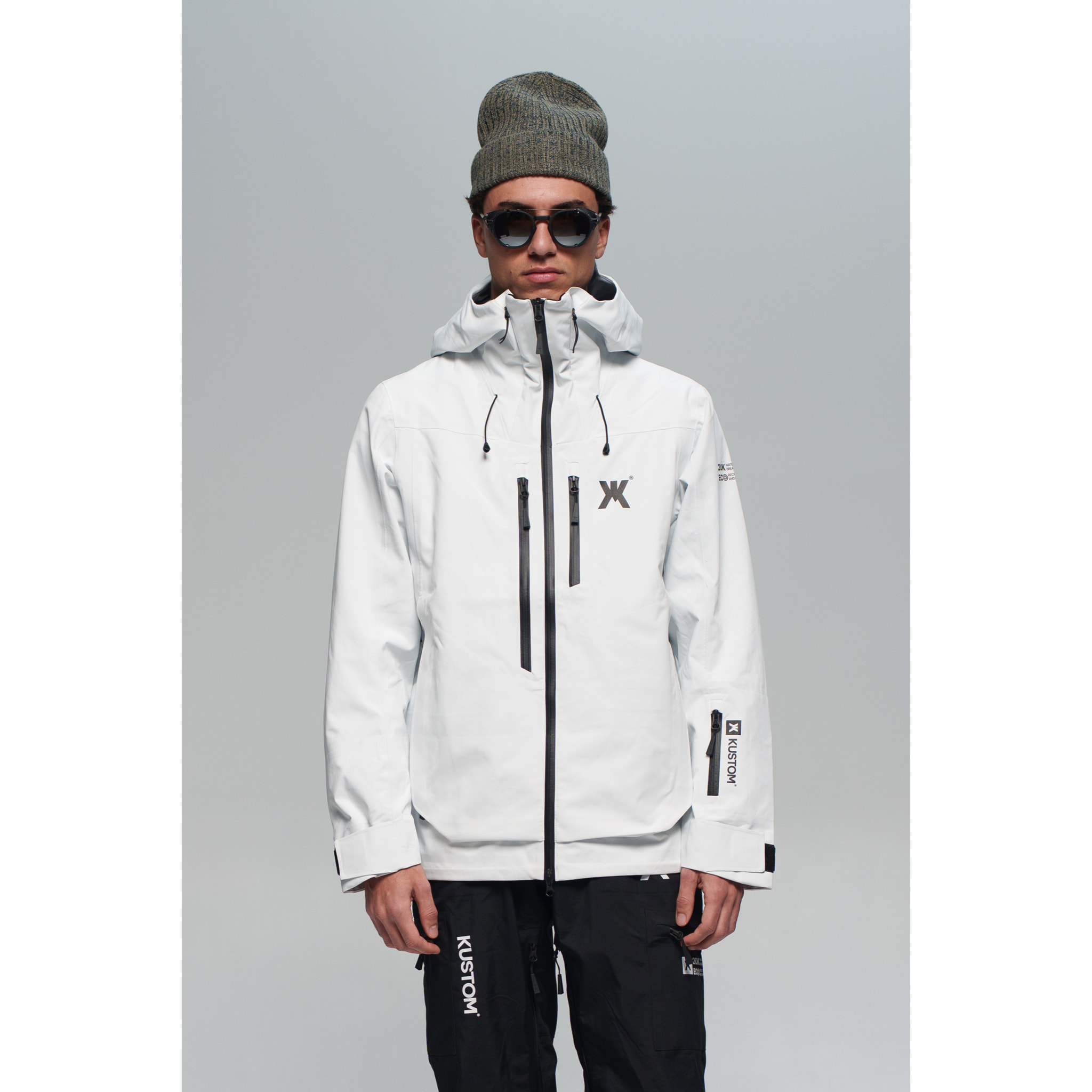 Chaqueta para hombre KUSTOM AQUILO Jacket - Blanco