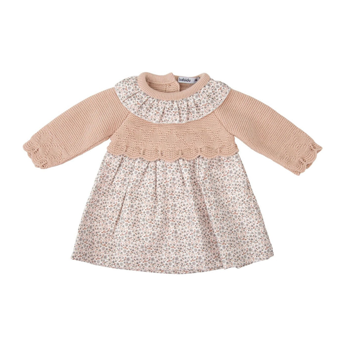 Vestido Punto Bebe Niña Escarcha