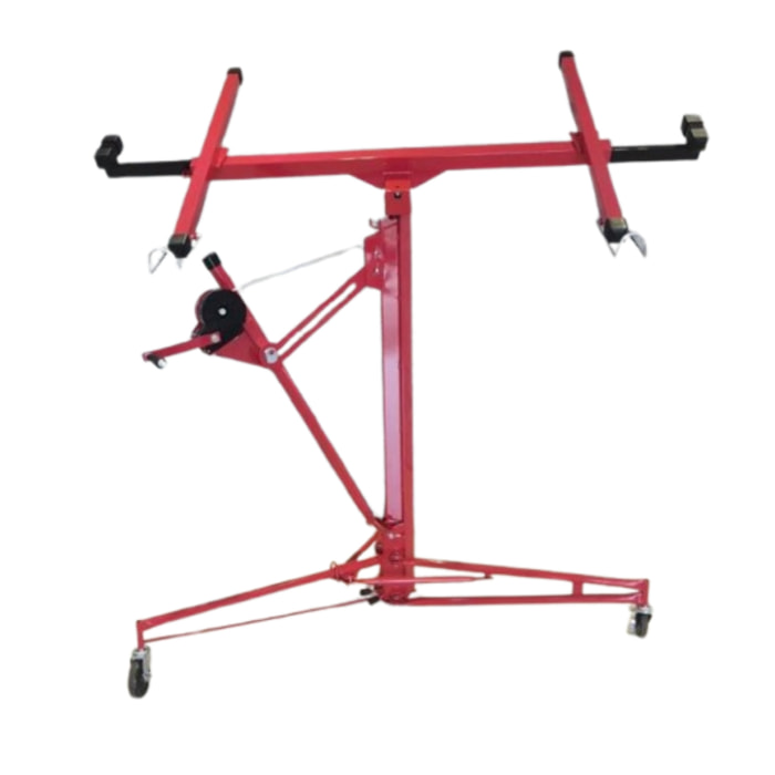 Sollevatore Pannelli Alzalastre Cartongesso Professionale Certificato CE Portata Di 68 Kg Pieghevole Regolabile In Altezza 140 - 350 cm Alzapannelli