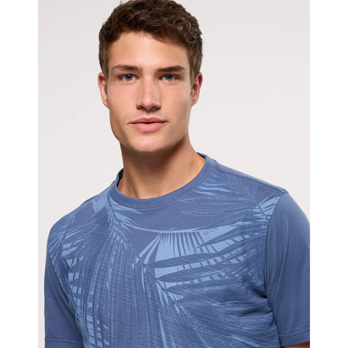 Camiseta Manga Corta Azul - Nunobet