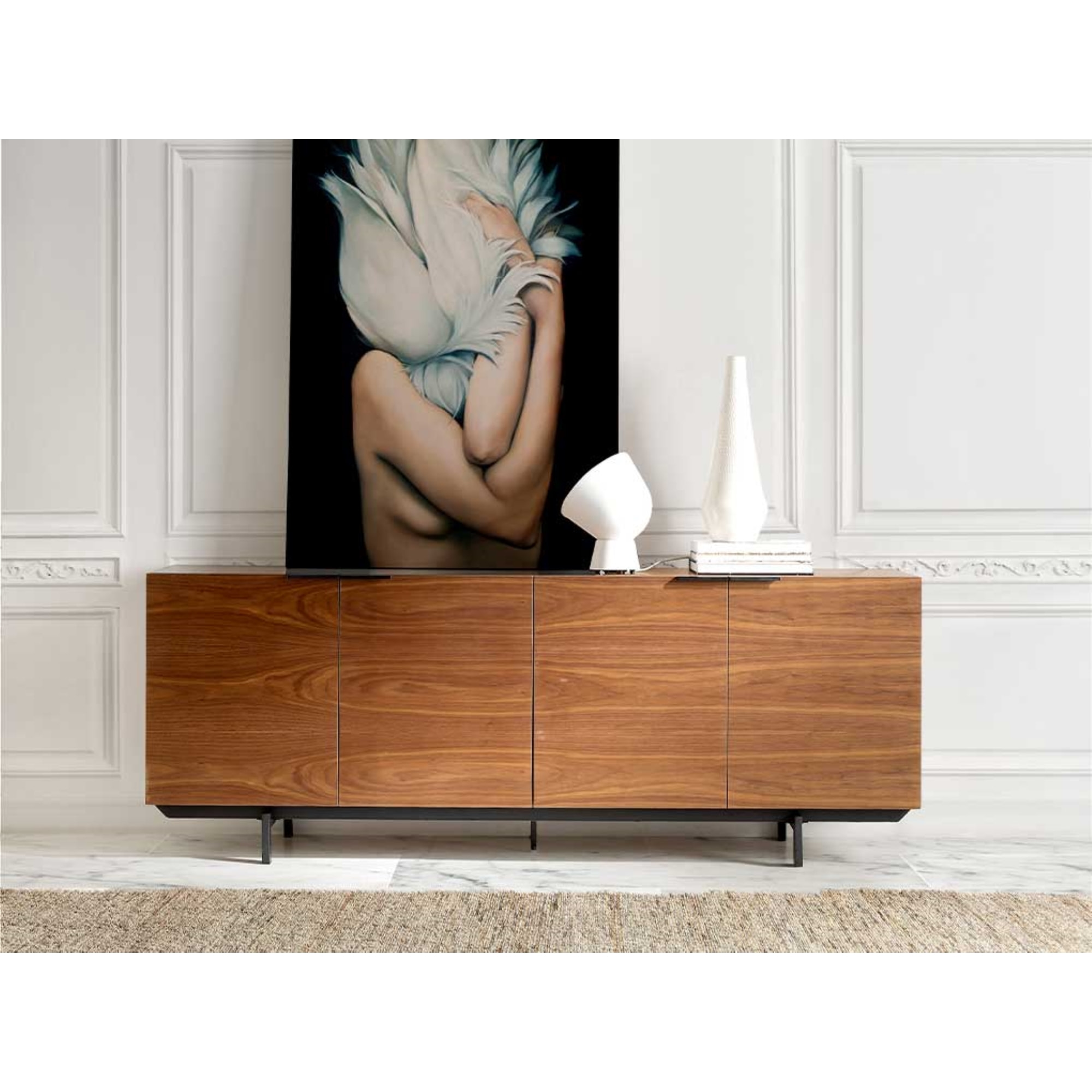 Aparador – Nogal y negro