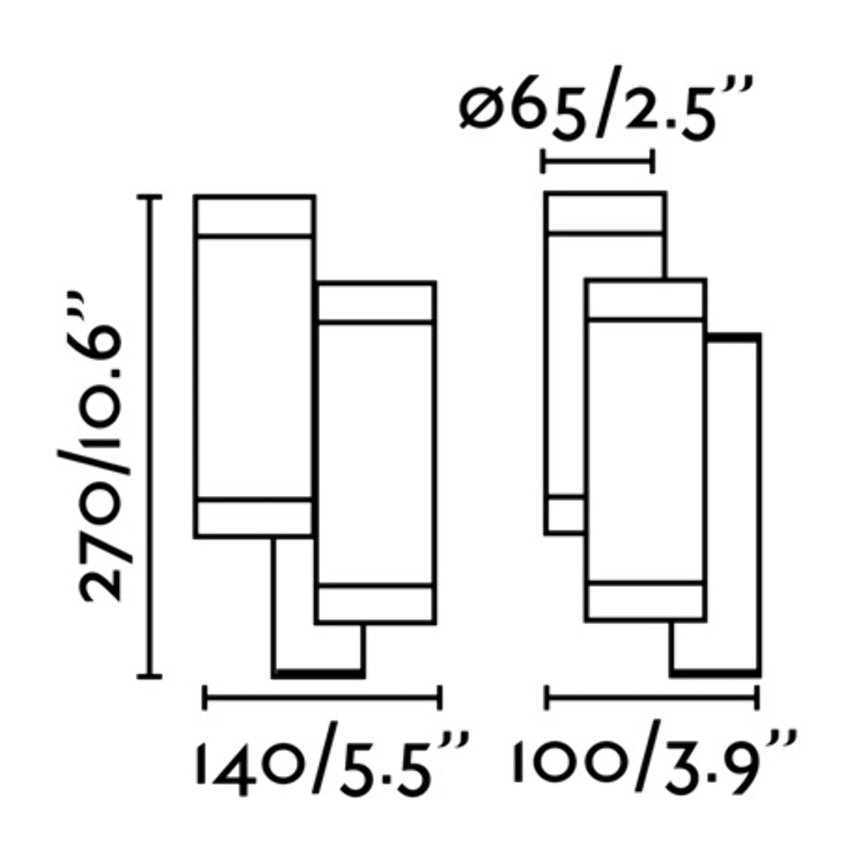 STEPS 4L Aplique gris oscuro doble