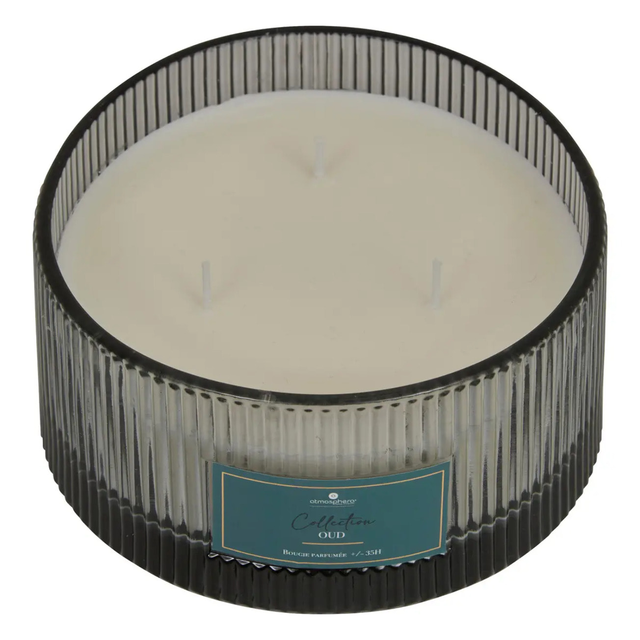 Bougie parfumée Albie 635g pot verre oud