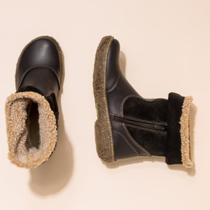 Botines N758 SOFT GRAIN-LUX SUEDE BLACK / NIDO color Black