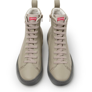 Sneaker-Bootie - CAMPER Peu Touring - Beige - Piel lisa