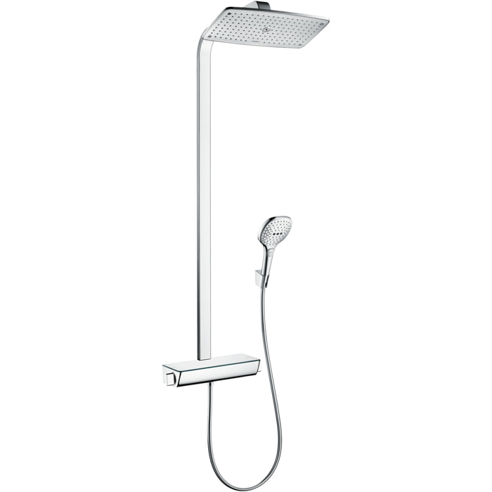 Colonne de douche 360 avec mitigeur thermostatique chromé Raindance E