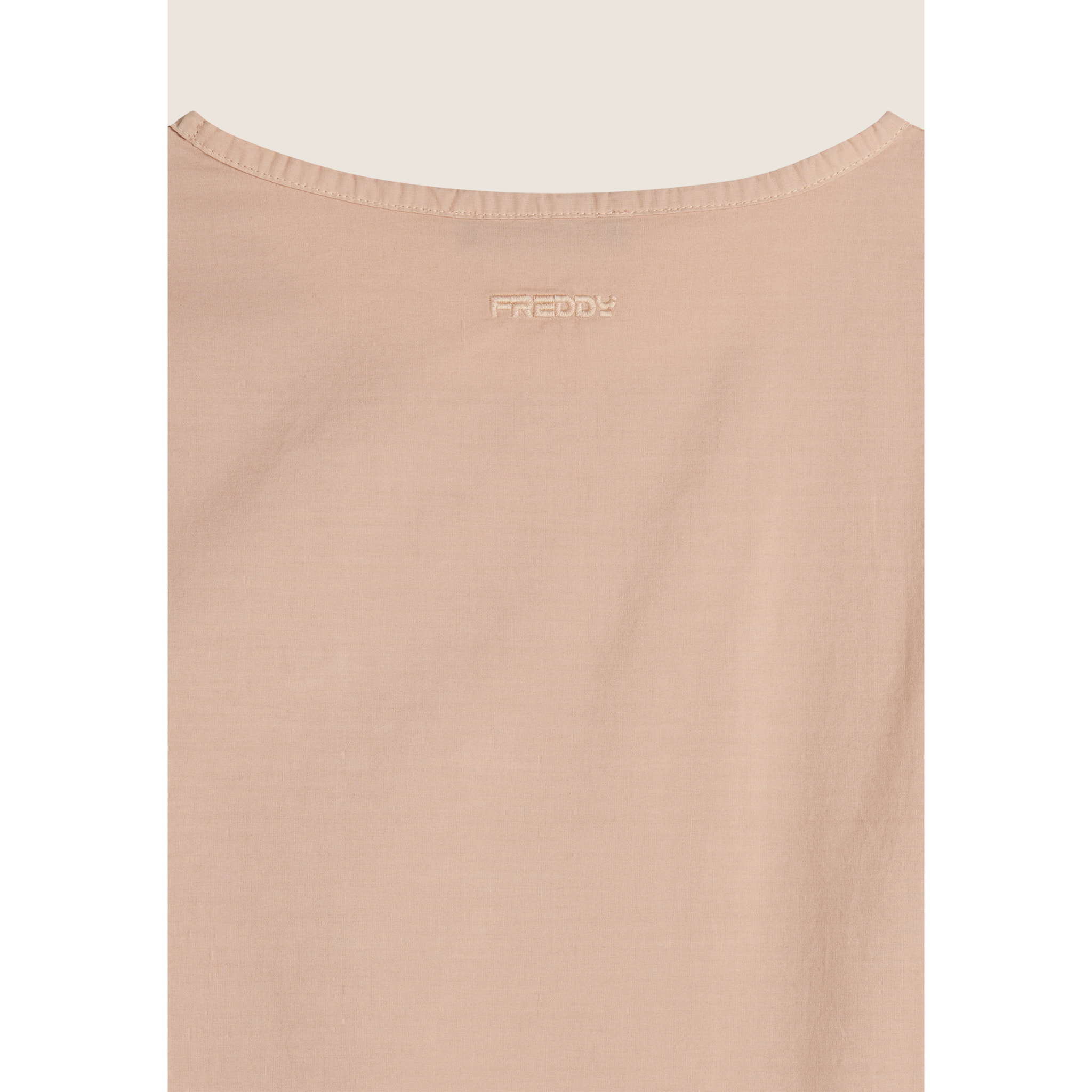 T-shirt regular in cotone con ricami Sangallo