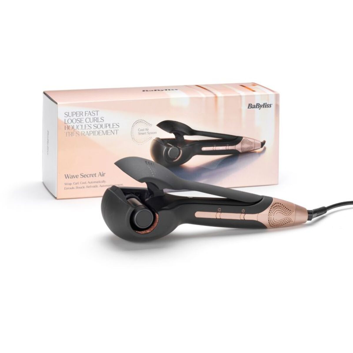 Fer à boucler BABYLISS C1900E Wave Secret Air