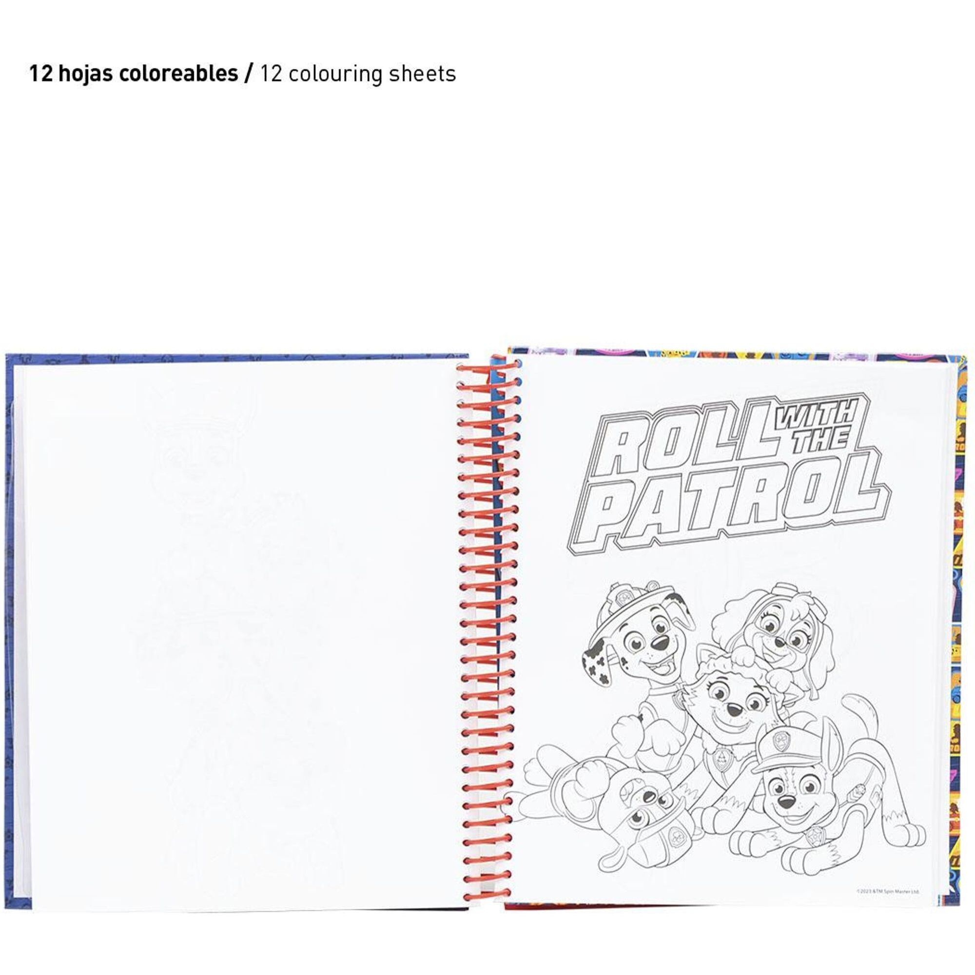 Album Actividades Coloreable Paw Patrol