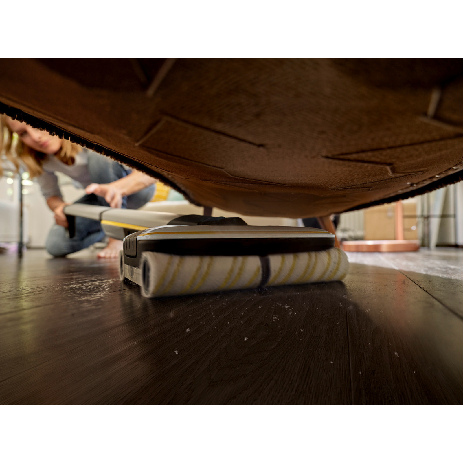 Nettoyeur de sols sans fil Karcher FC 7 Cordless Plus Stone *EU - Autonomie 45 min- 500 tr/min- Rouleaux spécial carrelage
