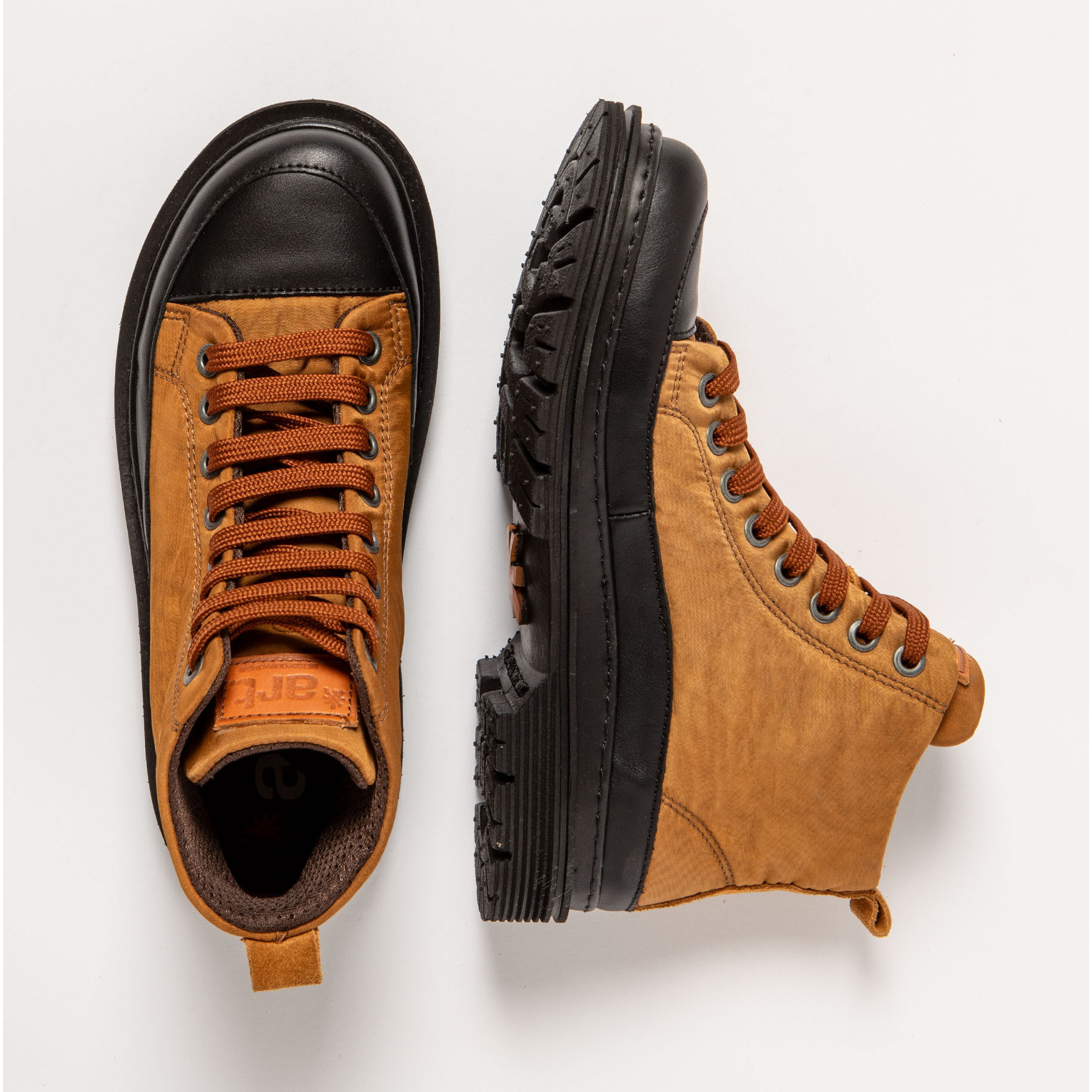 Botines 1895 NYLON CUERO-BLACK/ BIRMINGHAM color Cuero-black