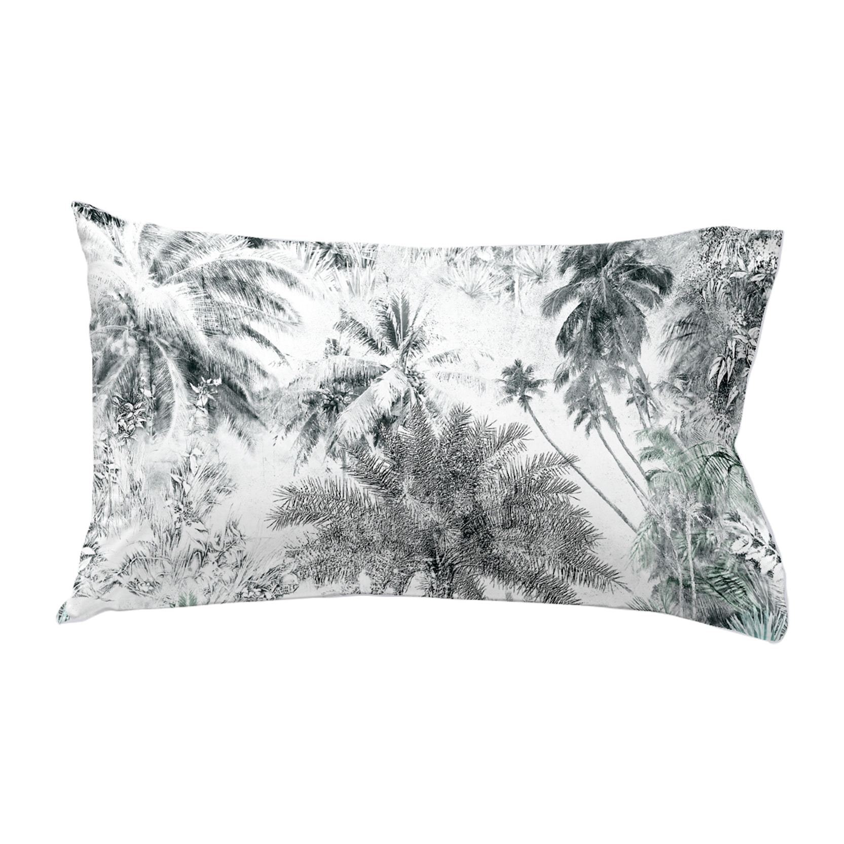Funda de almohada Palm Tree Grey