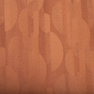 Rideau "Wimbi" jacquard terracotta 140x260cm