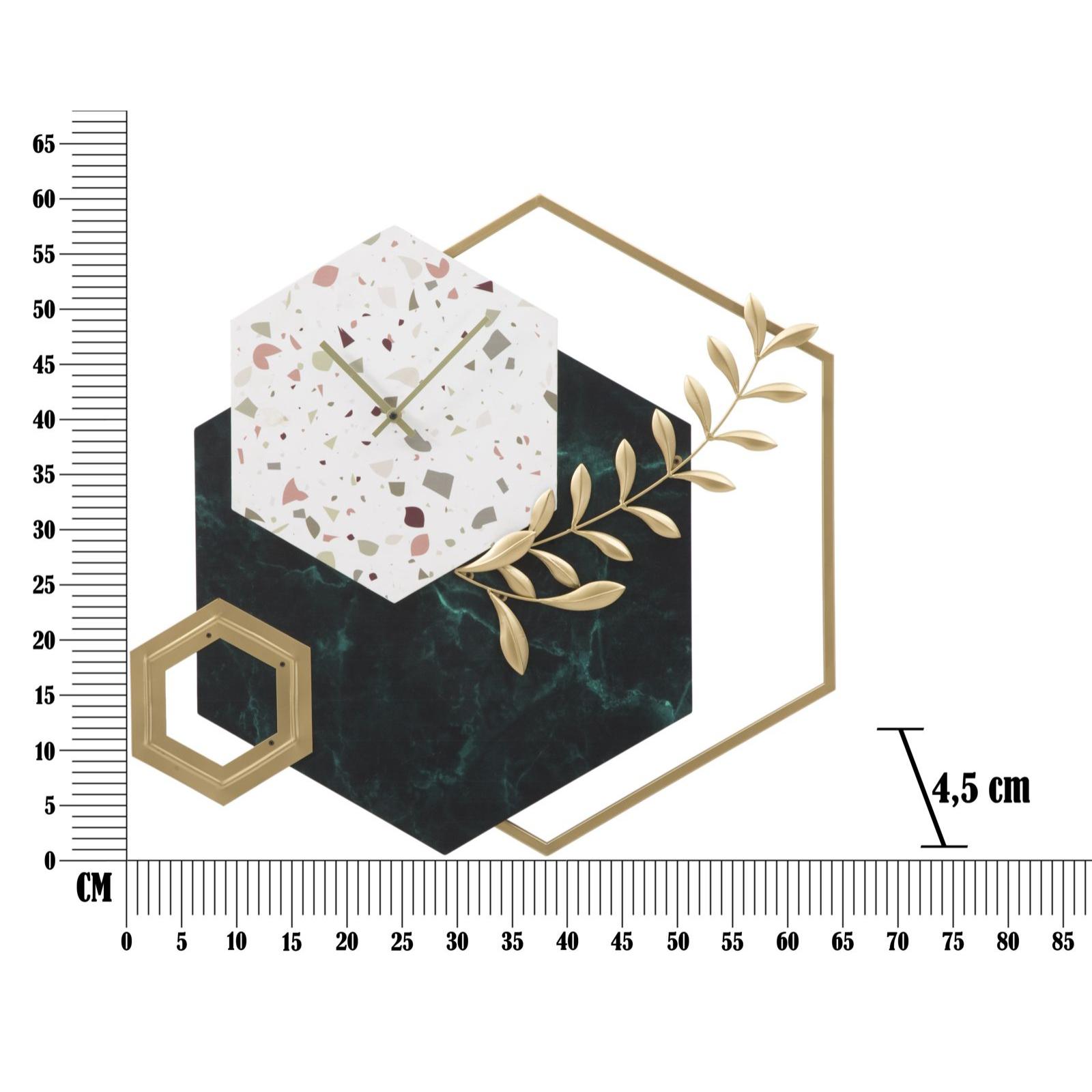 OROLOGIO DA PARETE HEXAGON CHARME1921 MULTICOLORE