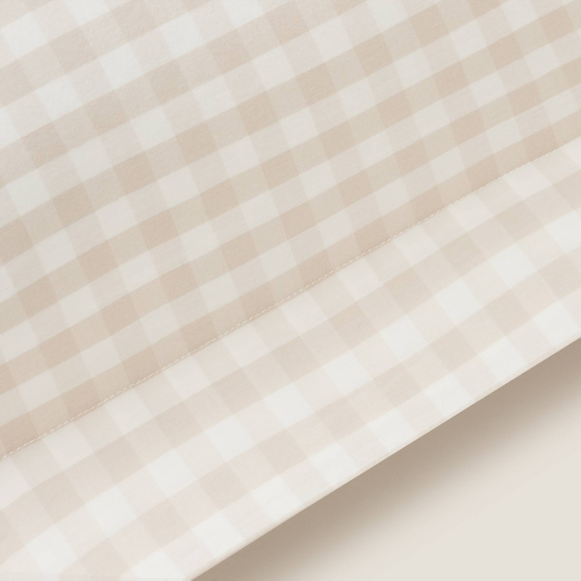 Funda cojín algodón cuadros Kimcuad color gris piedra