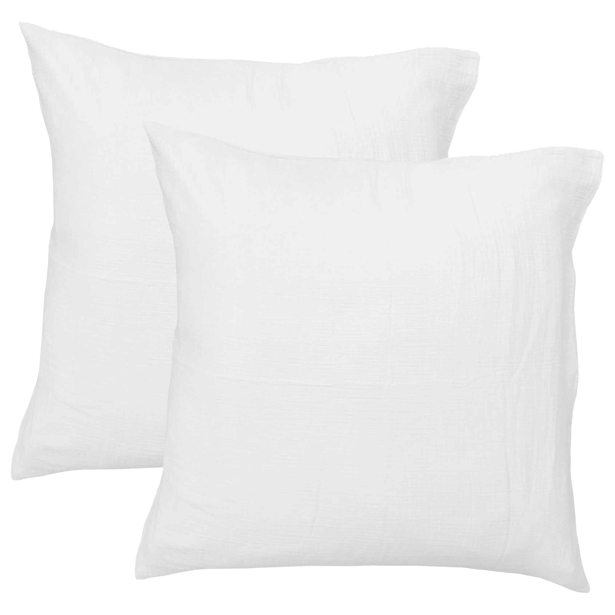 Parure de lit unie en coton, GAZE DE COTON