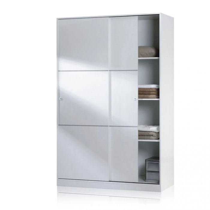 Armario puertas correderas Top Blanco Brillo