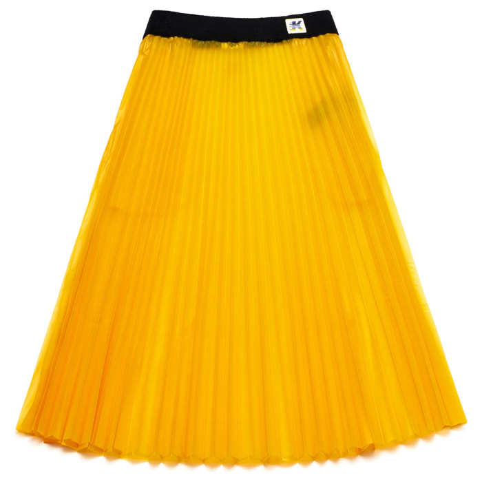 Kappa - Gonne Donna Giallo - KONTROLL SKIRT PLISSE